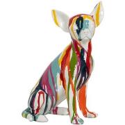 Statuettes et figurines Ixia Chihuahua en résine multicolore 26 cm