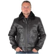 Blouson Schott Blouson en cuir ref 25769 Marron foncé