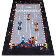 Tapis Rugsx Tapis lavable JUNIOR 52108.801 Course, formule 1 140x190 c...