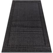 Tapis Rugsx Tapis TIMO 5979 SIZAL extérieur cadre noir 180x270 cm