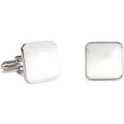 Boutons de manchettes Simon Carter Boutons de manchette Spangle Blanc