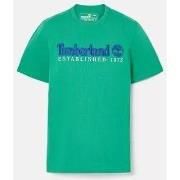 T-shirt Timberland TB0A6SE1 SS EST. 1973 CREW TEE-ED3 CELTIC GREEN