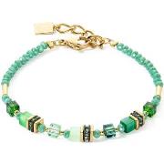 Bracelets Coeur De Lion Bracelet Mini Cubes vert