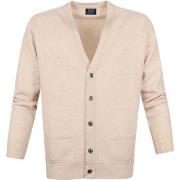 Sweat-shirt William Lockie Cardigan Agneline Beige