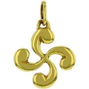 Pendentifs Bijoux Basques Pendentif croix basque 17mm or jaune 9 carat...