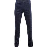 Pantalon Suitable Chino Plato Velours côtelé Marine