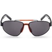 Lunettes de soleil Dsquared DQ0366 Occhiali da sole, Noir/Fumée, 60 mm