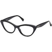 Lunettes de soleil Max Mara MM5083 Cadres Optiques, Noir, 53 mm