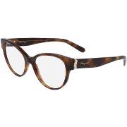 Lunettes de soleil Ferragamo SF2863 42908 Cadres Optiques, Havana, 53 ...