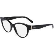 Lunettes de soleil Ferragamo SF2863 42908 Cadres Optiques, Noir, 53 mm