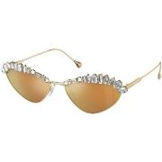 Lunettes de soleil Swarovski SK7009 Lunettes de soleil, Or/Brun/or, 55...