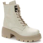 Bottines Betsy beige casual closed booties