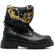 Bottines Versace Jeans Couture drew booties black gold
