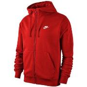 Sweat-shirt Nike Full Zip Hoodie Club / Rouge