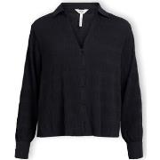 Blouses Object Stina Shirt L/S - Black