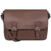 Sac Bandouliere Hexagona Sac Gibeciere en cuir Ref 55614 Chocolat 35*1...