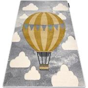 Tapis Rugsx Tapis PETIT BALOON ballon, des nuages gris 180x270 cm