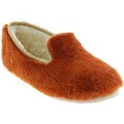 Chaussons Chausse Mouton - Charentaises CARESSE - Orange - Taille