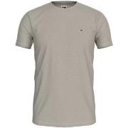 T-shirt Tommy Jeans T Shirt homme Ref 61909 ACG Taupe