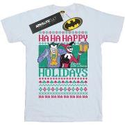 T-shirt Dc Comics Ha Ha Happy Holidays