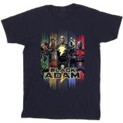 T-shirt Dc Comics Black Adam JSA Complete Group