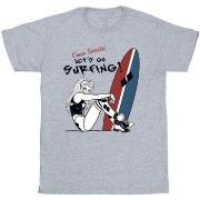 T-shirt Dc Comics Harley Quinn Let's Go Surfing