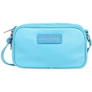 Sac Bandouliere LANCASTER Mini sac trotteur Ref 510 75 Bleu atoll