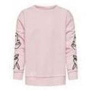 Sweat-shirt enfant Only 15254599 GILES-PARFAIT PINK