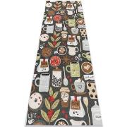 Tapis Rugsx Tapis lavable ANDRE 1297 Mug, café, pour 80x200 cm