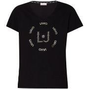 T-shirt Liu Jo T-shirt avec logo et strass