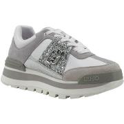 Chaussures Liu Jo Amazing 29 Sneaker Donna White SIlver BA4085PX214