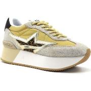 Chaussures Liu Jo Dreamy 03 Sneaker Donna Gold Palm Black BA4083PX508
