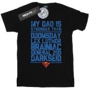 T-shirt enfant Dc Comics My Dad Is Stronger Than