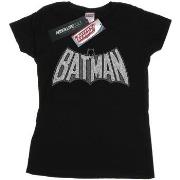 T-shirt Dc Comics Batman Retro Crackle Logo