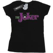 T-shirt Dc Comics The Joker Crackle Logo
