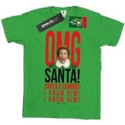 T-shirt enfant Elf OMG Santa I Know Him