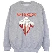 Sweat-shirt enfant Disney Big Hero 6 Baymax San Fransokyo Heart