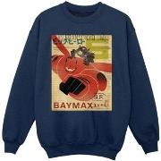 Sweat-shirt enfant Disney Big Hero 6 Baymax Flying Baymax Newspaper