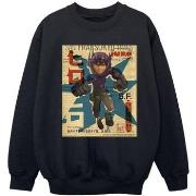 Sweat-shirt enfant Disney Big Hero 6 Baymax Hiro Newspaper