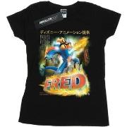 T-shirt Disney Big Hero 6 Fred Anime Poster