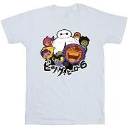 T-shirt Disney Big Hero 6 Baymax Group Manga