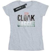T-shirt Marvel Cloak And Dagger Logo