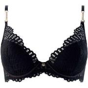 Rembourrés Morgan Soutien-gorge ampliforme coque moulée noir Ava dente...