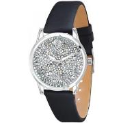 Montre Sc Crystal MF496-BLANC+BRACELET004-20-NOIR