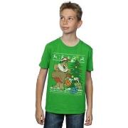 T-shirt enfant The Flintstones Christmas Fair Isle