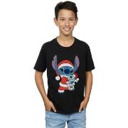 T-shirt enfant Disney Lilo And Stitch Stitch Christmas