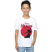 T-shirt enfant Disney Mulan Dragon Silhouette