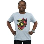 T-shirt enfant Marvel Captain Tartan Patch