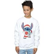 Sweat-shirt enfant Disney Lilo And Stitch Stitch Christmas