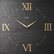 Horloges Ams 9517, Quartz, Noire, Analogique, Modern
